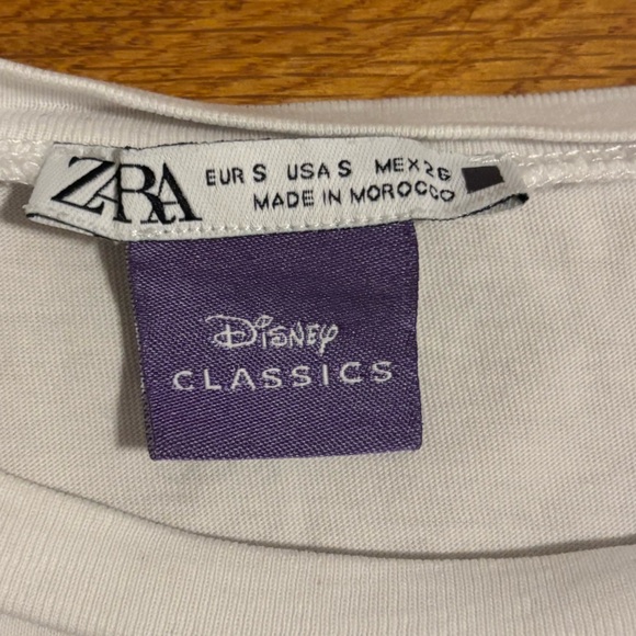 Zara Kids Mickey Mouse T-Shirt - White and Multicolor - Picture 3 of 5